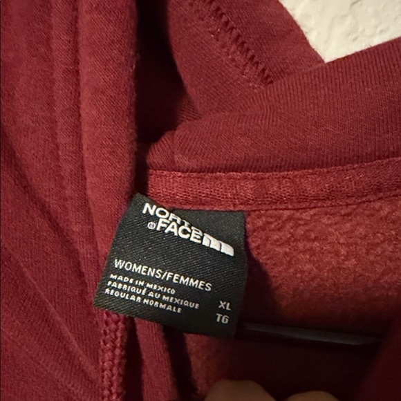 The North Face Maroon Hoodie - Picture 2 of 2